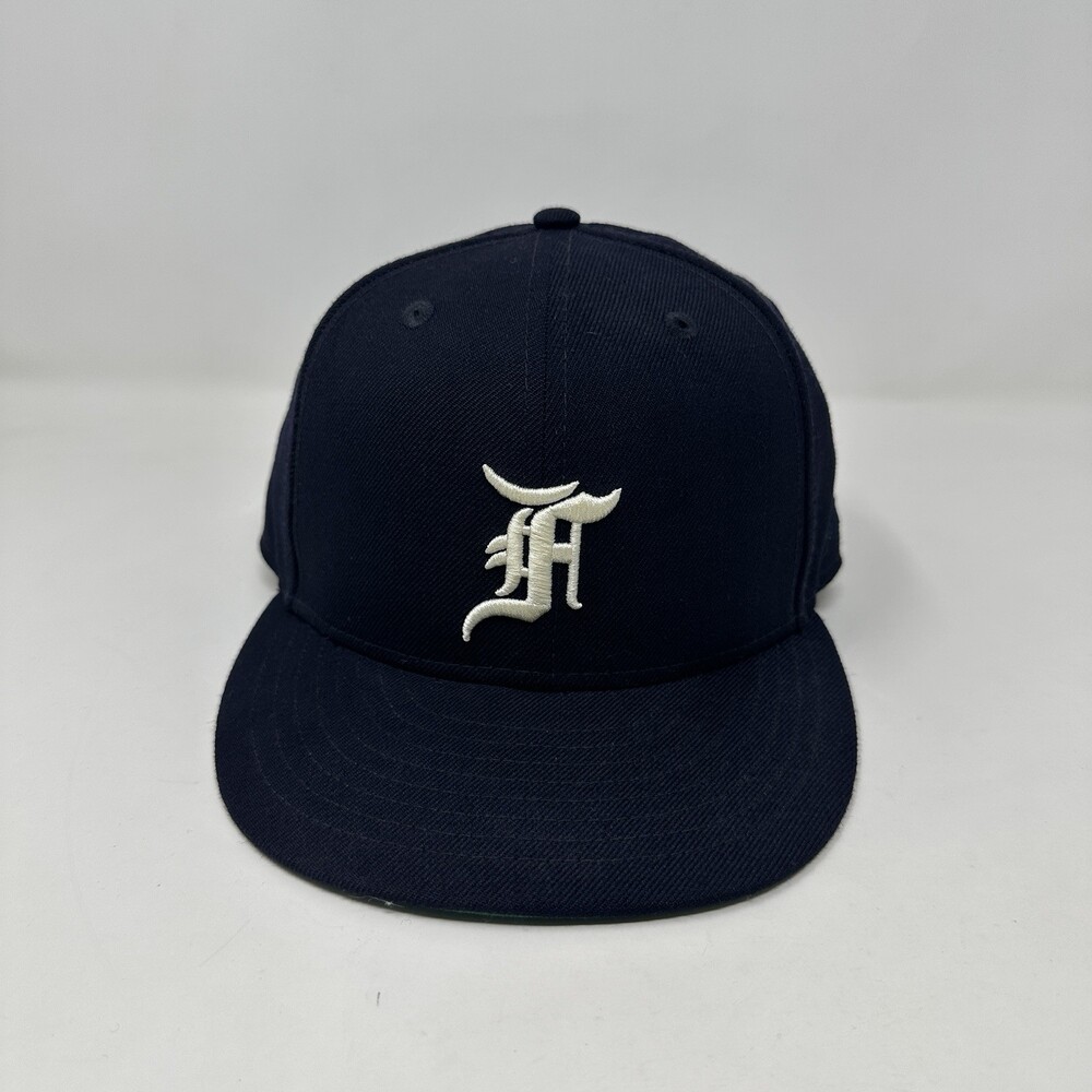Fear Of God Hat Cap Fitted Men 7 1/8 Blue MLB Baseball 59FIFTY New Era Wool